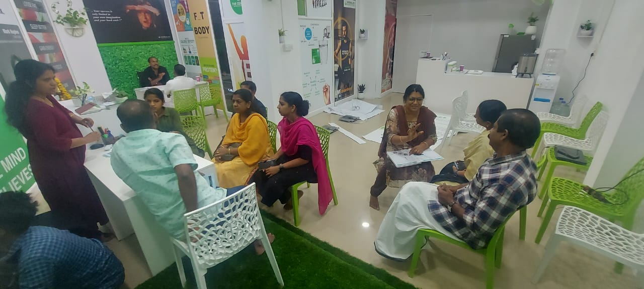 Group session with members